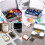 2 PCS Small Storage Box with Lid Rectangular Tin Boxes Metal for Home Silver 8