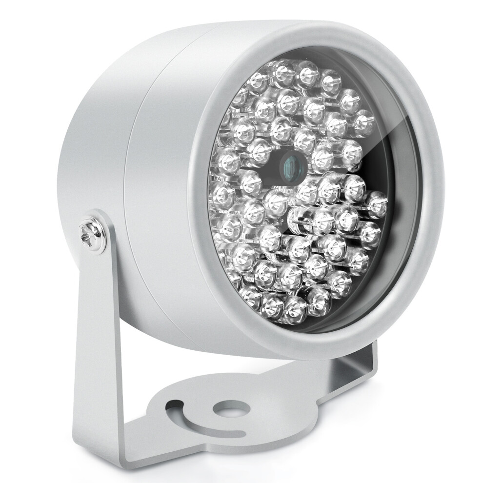 48 Led Ir Infrared Night Vision Security Camera Cctv Dc12v Silver 4853571703865