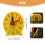 4 Inch Student Learning Clock Time Model Teacher Gear 12/24 Hour School Tools 10