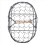 Wooden Handle Metal Retro Basket Portable Multi-Function Vegetable Fruit Egg Groceries Practical Storage Organizer Black 6