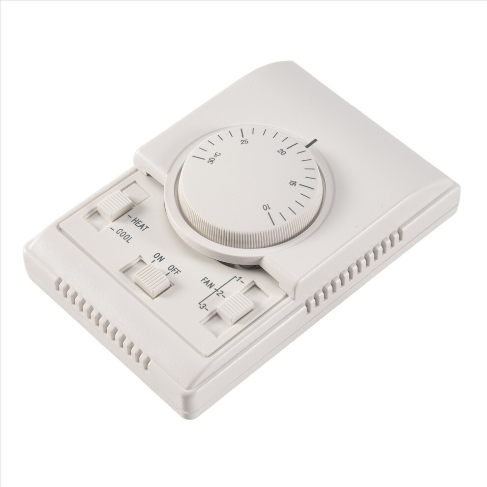 Mt01 220Vac Room Mechanical Thermostat Air Conditioner Fan Coil Temperature Controller Warm Brecantia