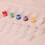 20 Strips 120 Pots Empty Paint and Pieces Brushes,Paint Cup Clear Plastic Storage Containers,3Ml/0.17Oz 5