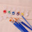 20 Strips 120 Pots Empty Paint and Pieces Brushes,Paint Cup Clear Plastic Storage Containers,3Ml/0.17Oz 7