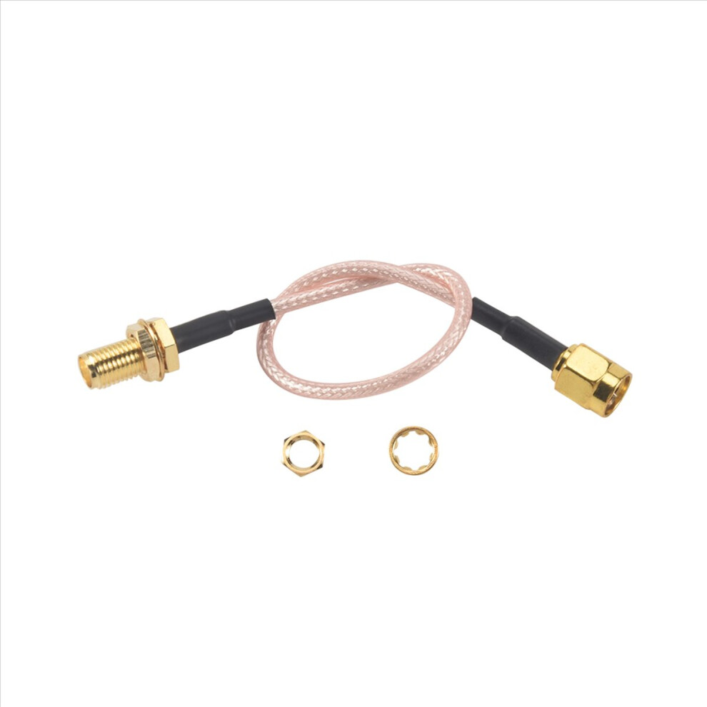 Sma Male To Female Nut Bulkhead Crimp Rg316 Coax Cable Jumper Pigtail 15Cm 4853571705098