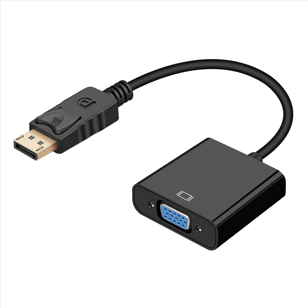 1080P Dp Displayport Male To Vga Female Converter Adapter Cable Stock 4853571704756
