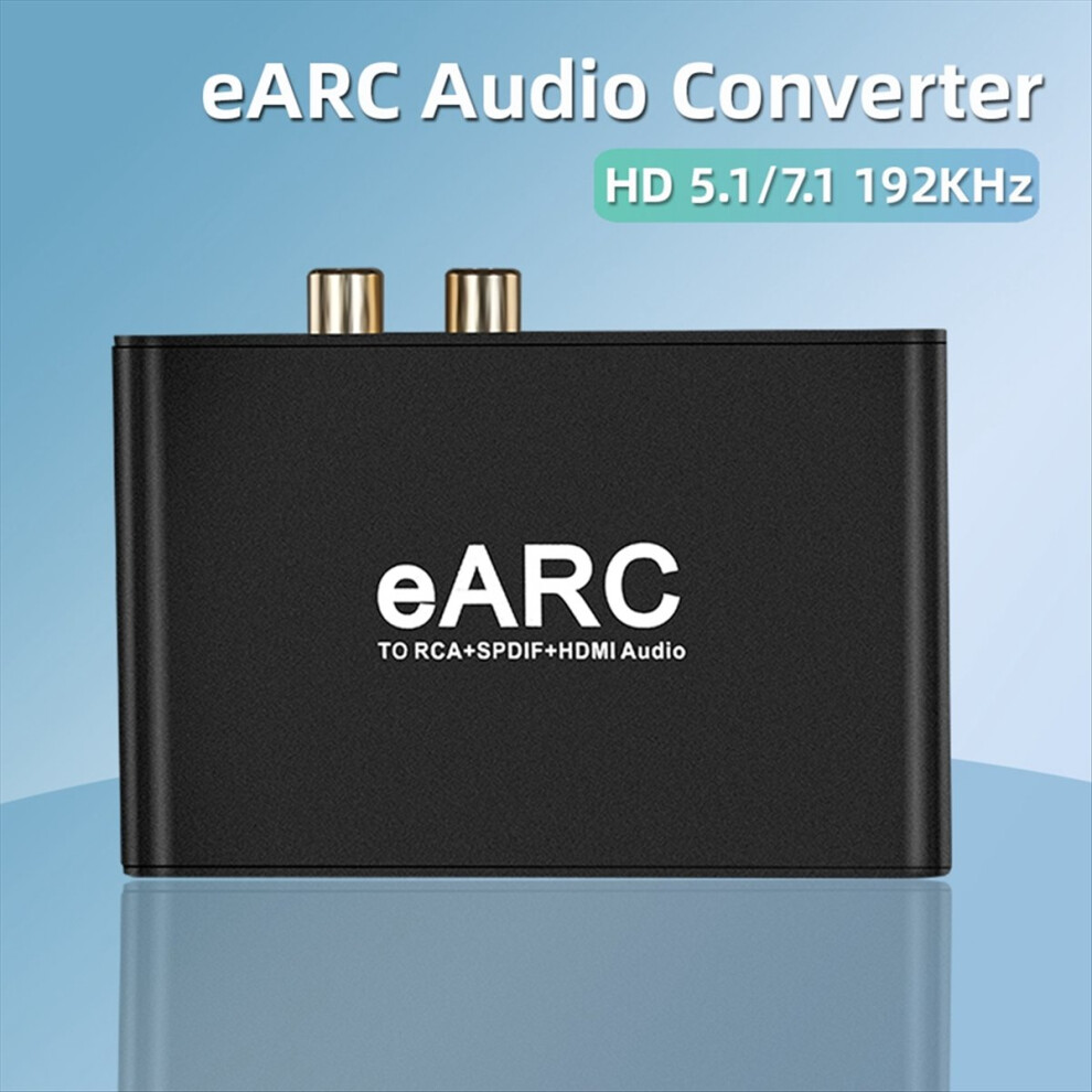 Earc Audio Extractor 192Khz Converter -Compatible To Adapter For Dts Atoms Ac3 Lpcm Fiber 4853571709133