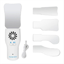 Dental Anti-Fog Mirrors Set Fog Free Intraoral Photography Stainless Steel Mirror with LED Light Orthodontic Reflectors