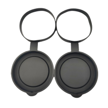 2 Pieces Binoculars Protective Rubber Objective Lens Cap Binocular Best Protect 61-63MM