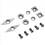 8Pcs Turning Inserts Cutting Tools, Carbide Cutters Set for Wood Lathe Tools - with Radius, Point A 3