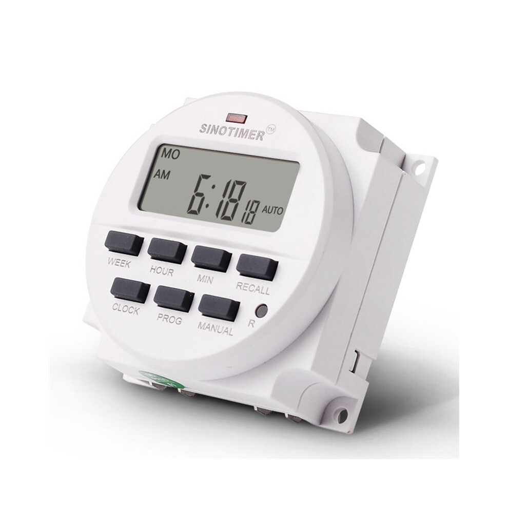 Tm618n-2 Lcd 1.6 Inch Digital 220V Ac Programmable Timer Switch With Relay Inside And Countdown Time Function 4853571710160