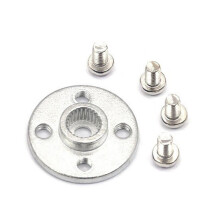 5Pcs/Lot Metal Steering Gear Disc Stent 25T Servo Arm Round Type for RC Robot Car