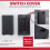 2 Pcs 3 x AAA 4.5V Battery Holder Case Box Wired ON/OFF Switch w Cover 9