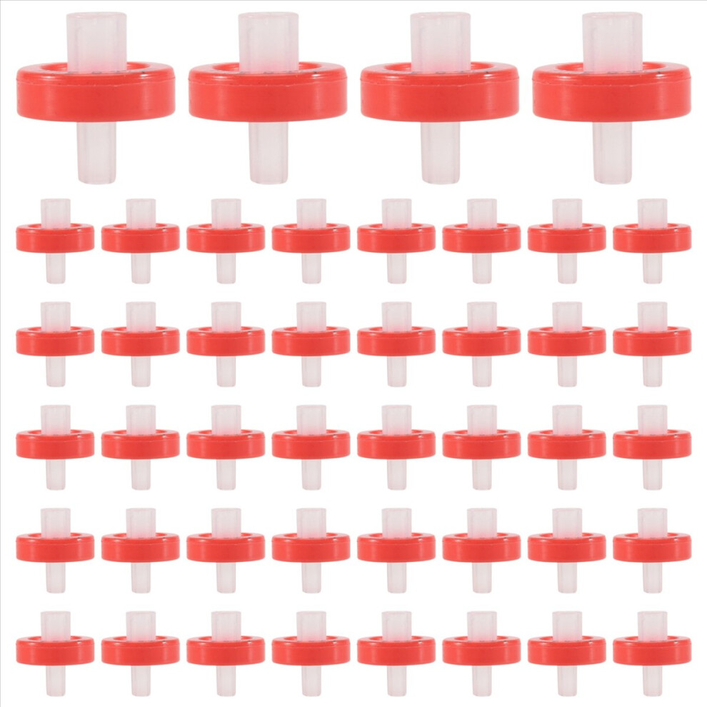 Brecantia 100 Pcs Syringe Filter Ptfe, Lab 13Mm Membrane Diameter, 0.22Î¼M Pore Size, Hplc