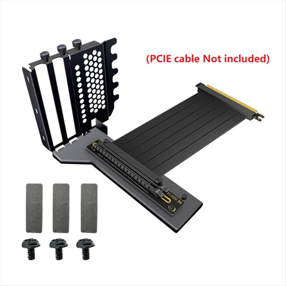 Universal Vertical Gpu Holder Riser Atx Matx Case Vga Graphics Card Steering Bracket For 3090, 4090 Cards Black 4853571717695