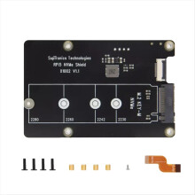 X1002 for 5 PCIe to M.2 NVMe SSD Expansion Board 2280 2260 2242 2230 NVME