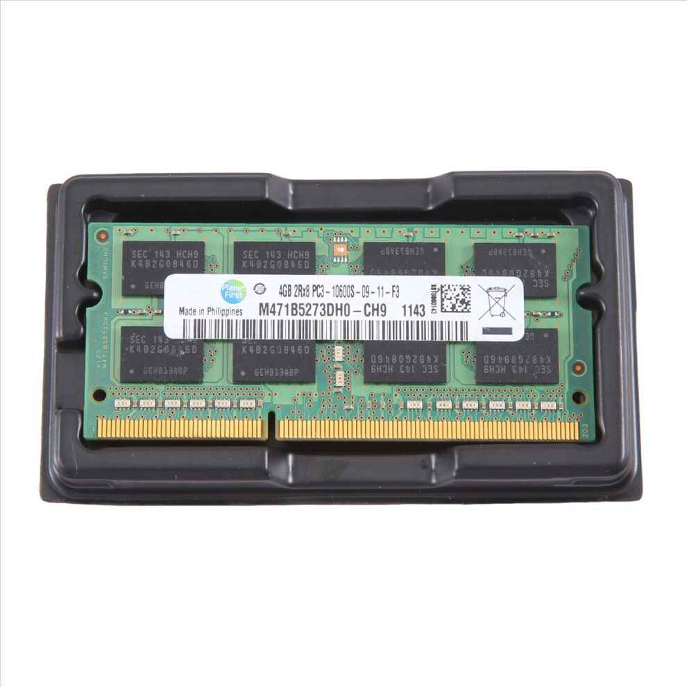 Ddr3 4Gb Laptop Ram Memory 1333Mhz Pc3 10600 2Rx8 1.5V 16 Ic Sodimm Only For 4853571717381