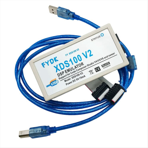 Emulator Programmer XDS100 XDS100V2 JTAG Debugger Suitable for TI ARM9 A8 TMS320 CCS5-CCS10 1