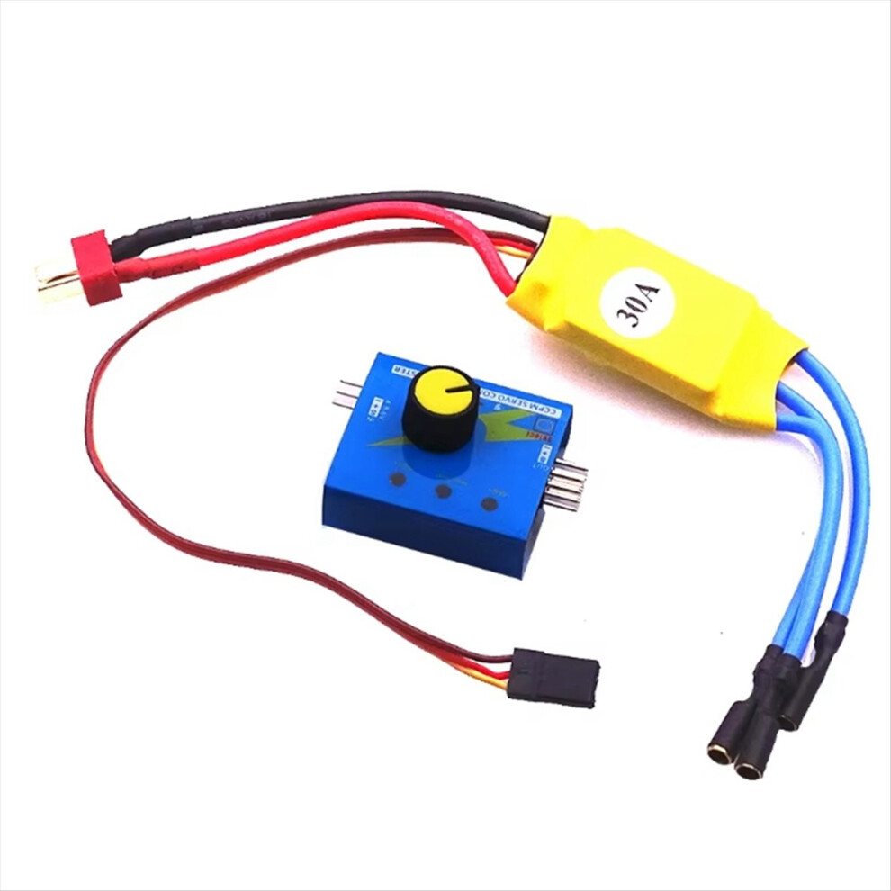 Dc 12V 30A Brushless Motor Speed Controller With Esc Tester 3 Gear Indicator Steering Set For Xxd Drone 4853571715547