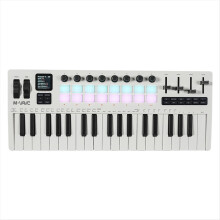 -37 PRO Keyboard 37 Key 3.5mm MIDI 16 RGB Drum Padswith Supports Wireless Connection to Multiple Systems