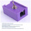 Network RJ45 LAN CAT5/CAT6 Twisted Pair Control Switch Toggle Cable 4