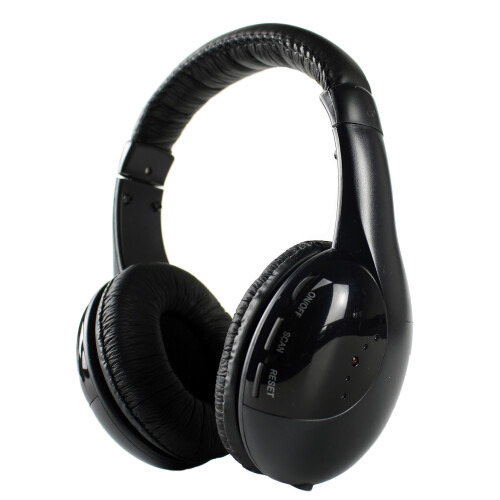 Head Radio Wireless Headset with Transmitter Base 5 in 1 TV Computer Mh2001 2