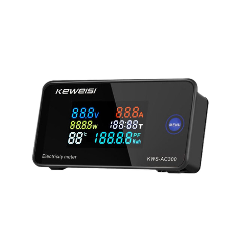 Keweisi,Kws-Ac300 Digital Voltmeter Ac 50-300V Voltage 45-65Hz Power Energy Meter Led Wattmeter 0-10A Detector A 4853571721814