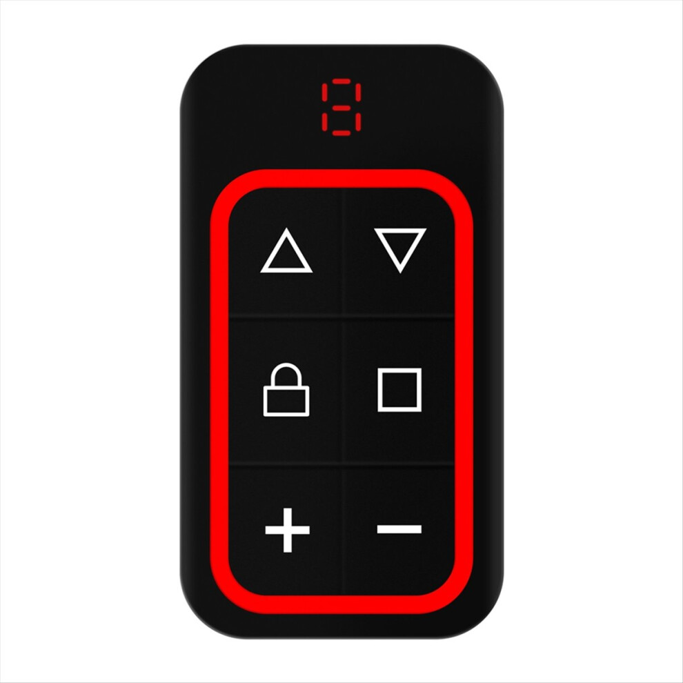 8Ch Multi Frequency Garage Door Remote Control 270-868Mhz Copy Automatically Identify Red 4853571726512