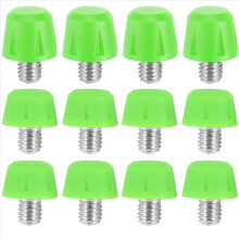 12Pcs Football Boot Studs Non Slip Thread Screw M6 Professional Replacement Spikes to for Green