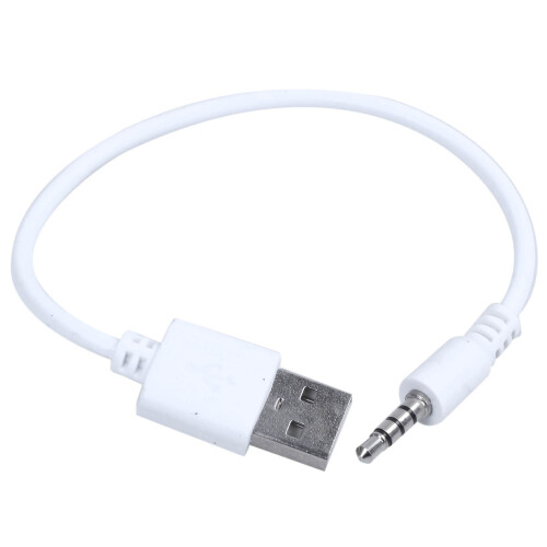 White USB Data Sync Cable Lead for Shuffle 1st 2nd Gen Charger 2