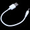 White USB Data Sync Cable Lead for Shuffle 1st 2nd Gen Charger 5