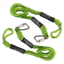 2-Pack Boat Bungee Dock Line with Hook Mooring Rope Accessories for Boats Pontoon Jet Ski WaveRunner Kayak