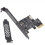 PCI-E 1X to USB 3.2 GEN1 5Gbps Type-E A-Key Expansion Card,Front Panel Type-C Interface for Desktop PC(ASM1042A) 4