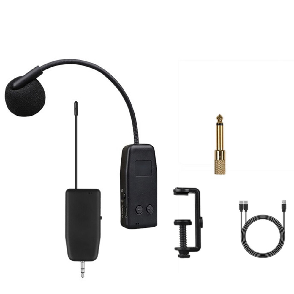 Brecantia Violin Wireless Microphone Musical Instrument Stage Performance Audio Receiver And Transmitter Short Clip