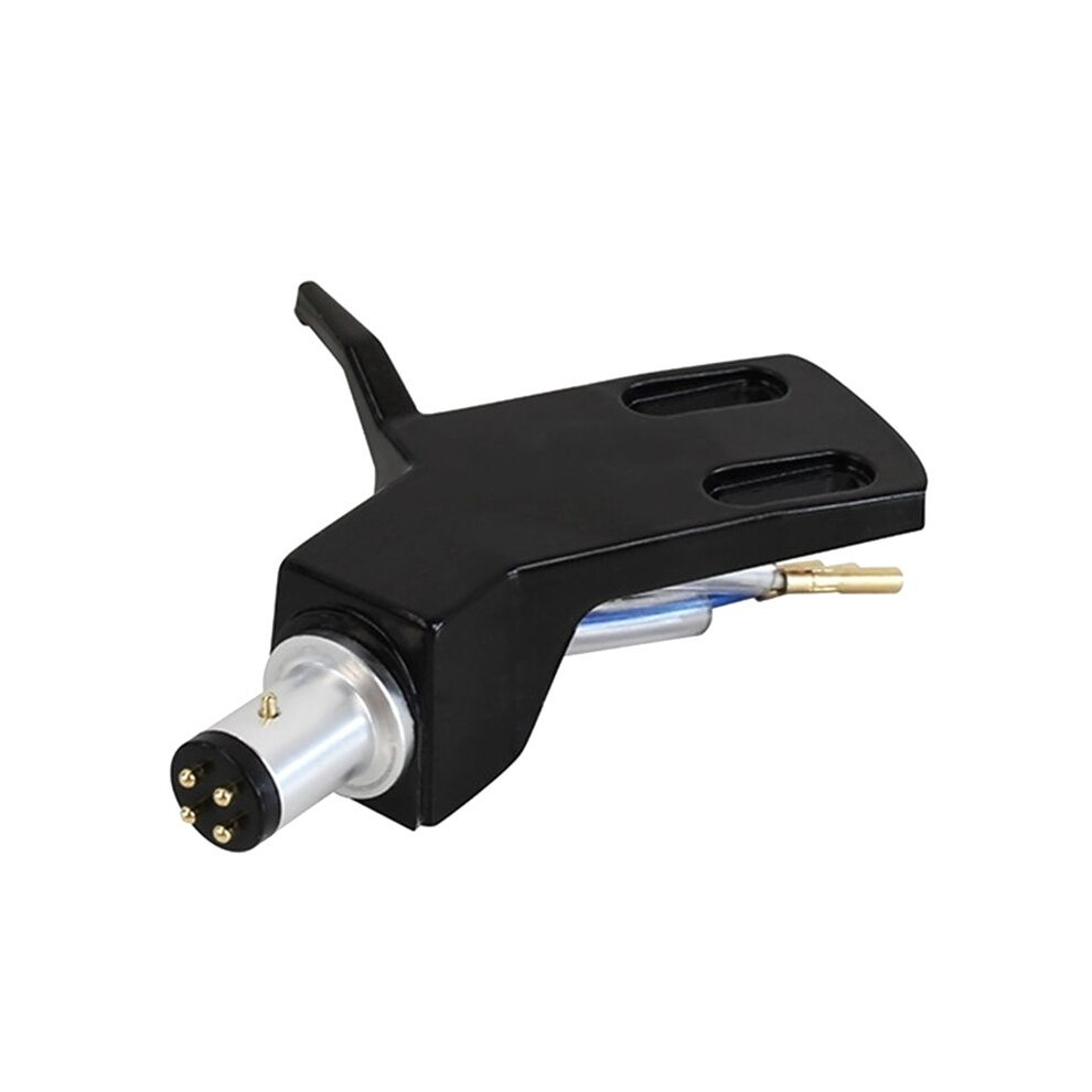 Turntable Headshell Aluminium Alloy Record Needle Replacement Phono Stylus Cartridges Rack Black 4853571729810