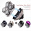 2Pack Professional Replacement Head for Skulls Pitbulls Shaver Gold PRO, Silver Diamond 8