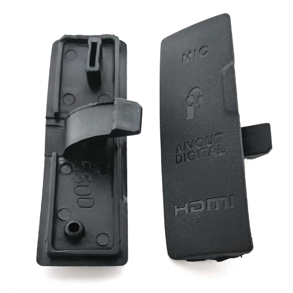 1Pcs Usb/-Compatible Dc In/Video Out Rubber Door Bottom Cover For 550D Camera Black 4853571739826