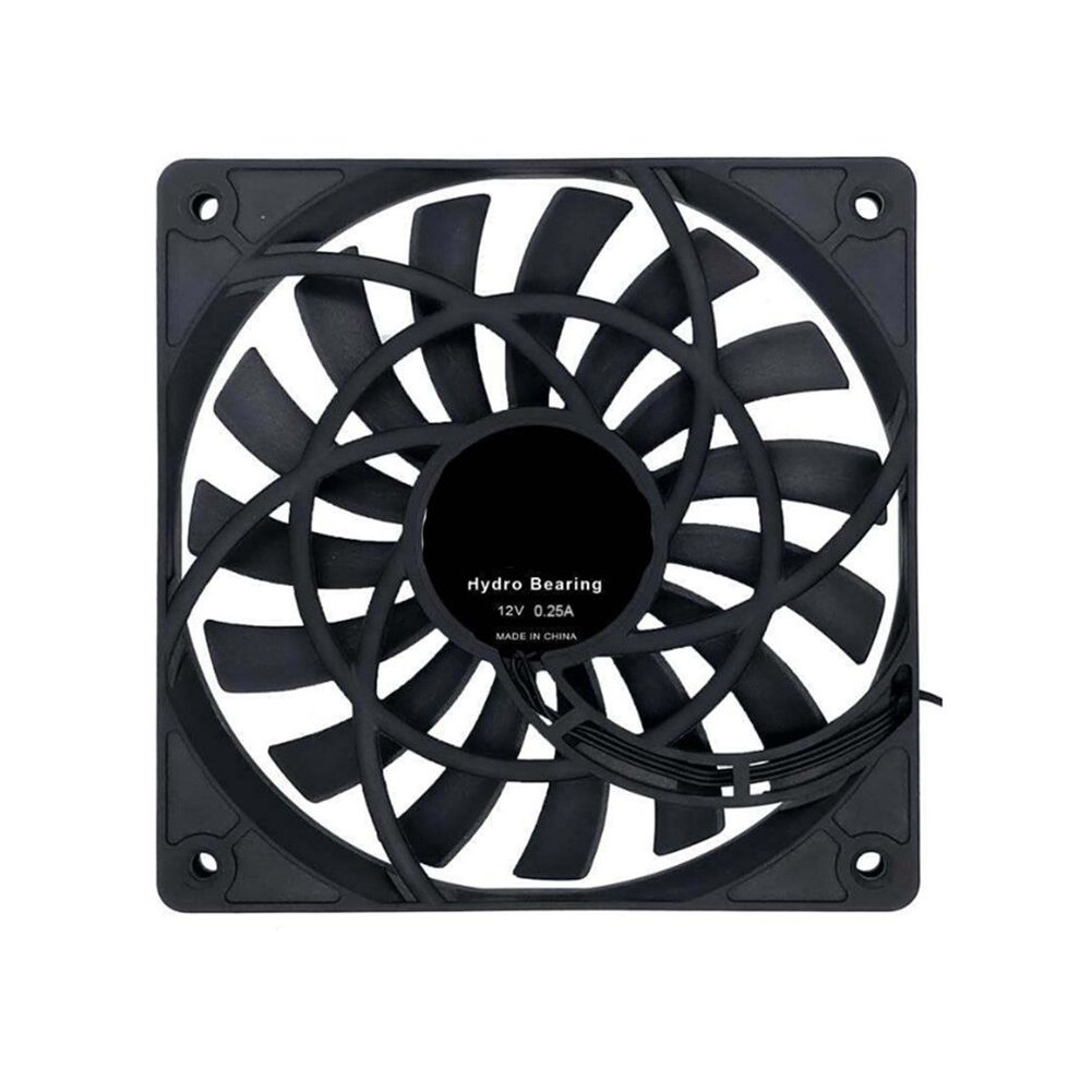 Mute 120Mm 12Cm Pwm Cooling Fan Slim 12Mm,New 120X120x12mm Dc 12V 0.25A 1400Rpm Computer Pc Case Chassis Cooler Quiet 4853571749689