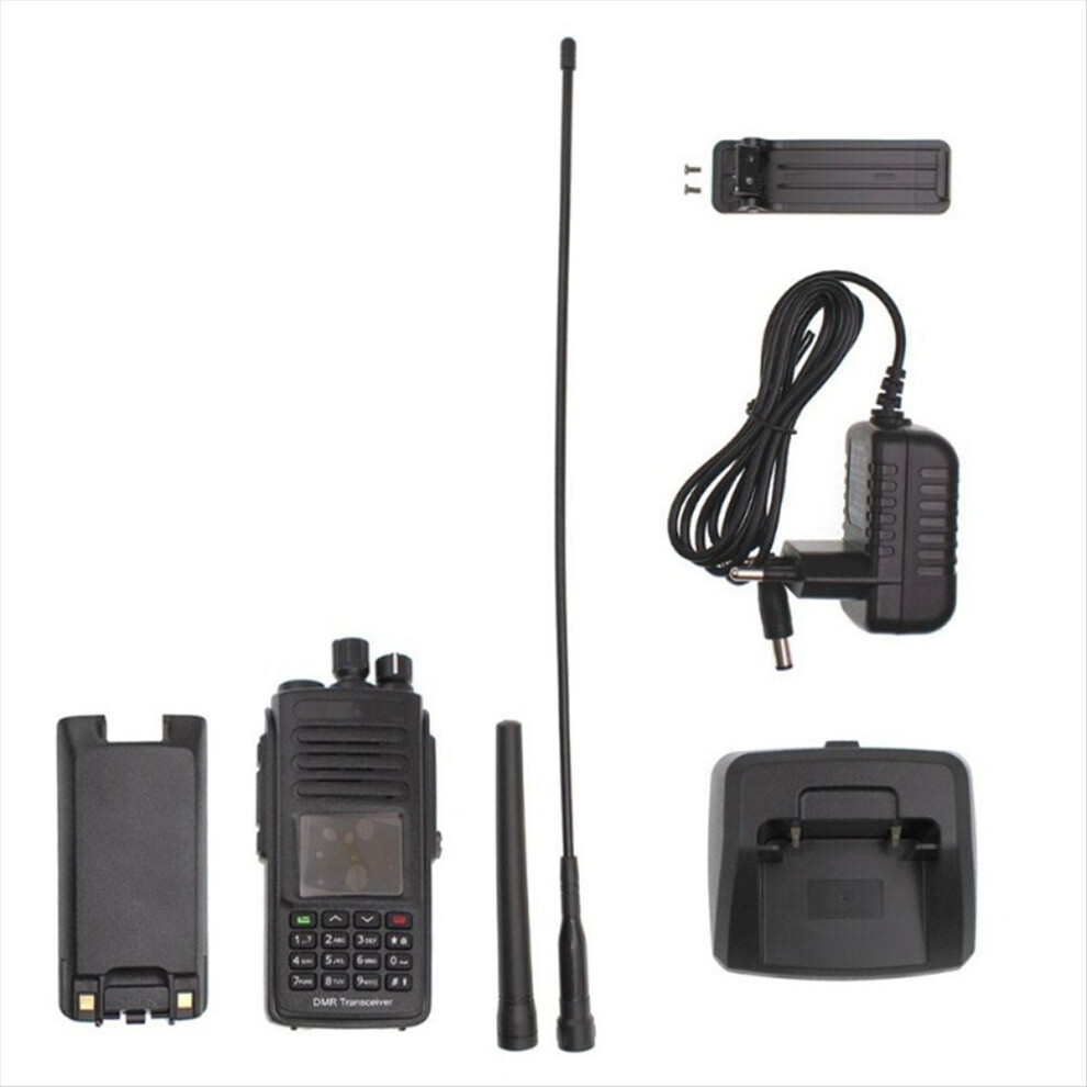 10W -Uv390 Plus Walkie Talkie Aes256 Radio Ip67 Waterproof Vhf/Uhf Dual Band Digital Dmr Without Gps Eu Plug 4853571747593