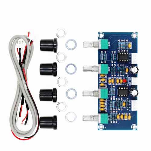 XH-A901 Tone Board Preamp Pre-Amp with Treble Volume Adjustment Pre-Amplifier Controller for Amplifier