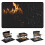 Fire Pit Mat for Bonfire,Fireproof Firepit Portable Pad Deck Patio Protect 15.75x23.6 in 4