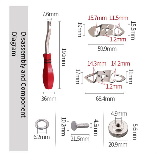 Car Windshield Locking Strip Tool Three-Port Core Sealing Installation Seal Mould 2