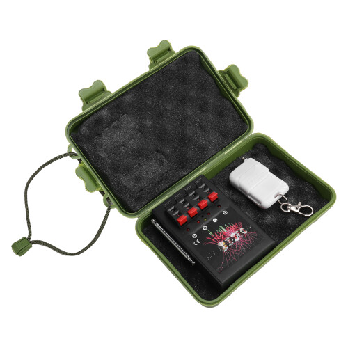 Firework Firing System 4CH Smart Wireless Remote Safety Igniter Electronic Wire for Stage Wedding 2