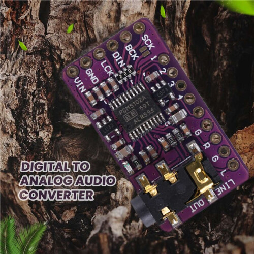 PCM5102 I2S IIS Digital Audio Decoder Module Stereo Digital-To-Analog Converter Voice for 2