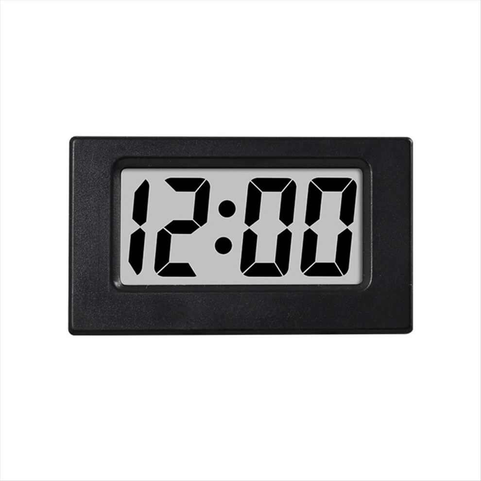 Mini Clock Triangle Led Screen Lectronic Digital Alarm Desktop For Home Office Table Bedroom Decor Black 4853571759701