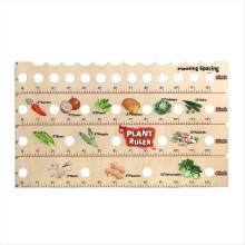 Plant Ruler with Seed Dibber and Planting Guide, Square Foot Gardening Tools, Garden Holes
