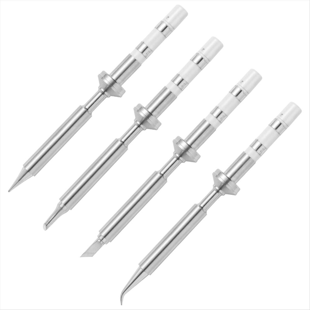 4Pcs Mini Pencil Soldering Iron Tips Replacement For Pinecil Micro-Soldering Iron,Pts200/Ts100 Portable Solder Pen Tool 4853571758872