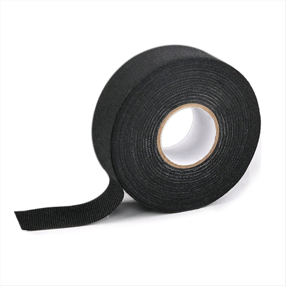 Car Flannel Tape Flame Retardant Insulating Adhesive Velvet Harness 9Mmx25m Black 4853571757950