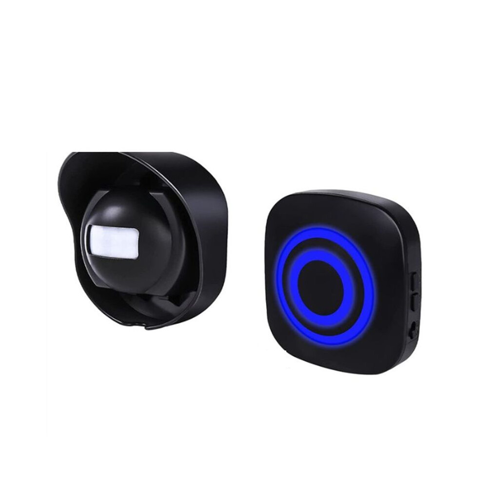 Gate Entry Visitor Door Bell Chime Alert Alarm Ac110-240V Wireless Motion Sensor Doorbell Chime(B)Eu Plug 4853571761483