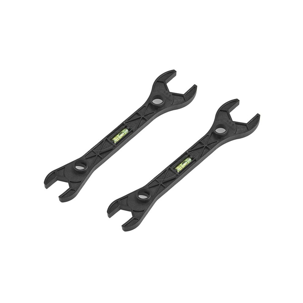 2 Pieces Of Ppr Hose Nut Plastic Shower Wrench Mixer Valve Faucet Mounting With Level Gauge. 4853571761414