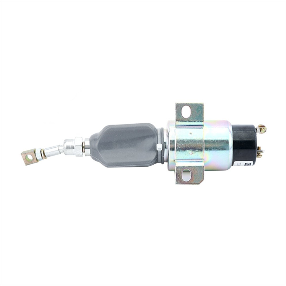24V Generator Set Engine Stop Solenoid Valve Excavator Fire Extinguisher Flameout Switch 4853571760943